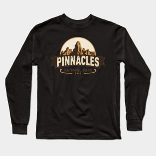 Pinnacles National Park Travel Sticker Long Sleeve T-Shirt